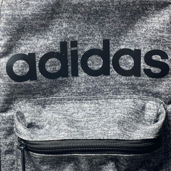 Adidas Black Logo Backpack - Small Streetwear Style Y2K 90’s Lunchbox - Picture 3 of 8